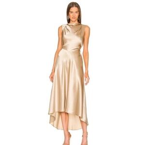 SALONI JEN CHAMPAGNE DRESS